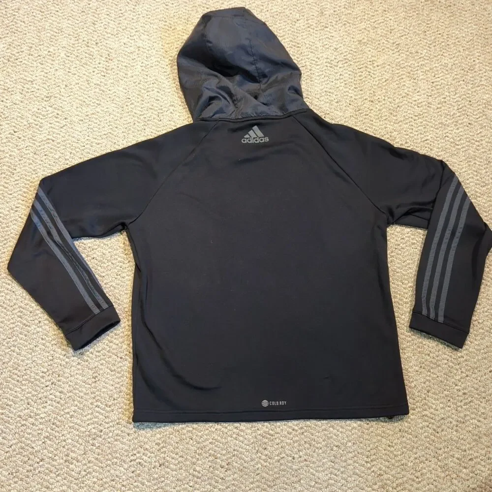 Adidas COLD.RDY Hoodie Sweatshirt Mens Medium Black Pullover Athletic Gym
